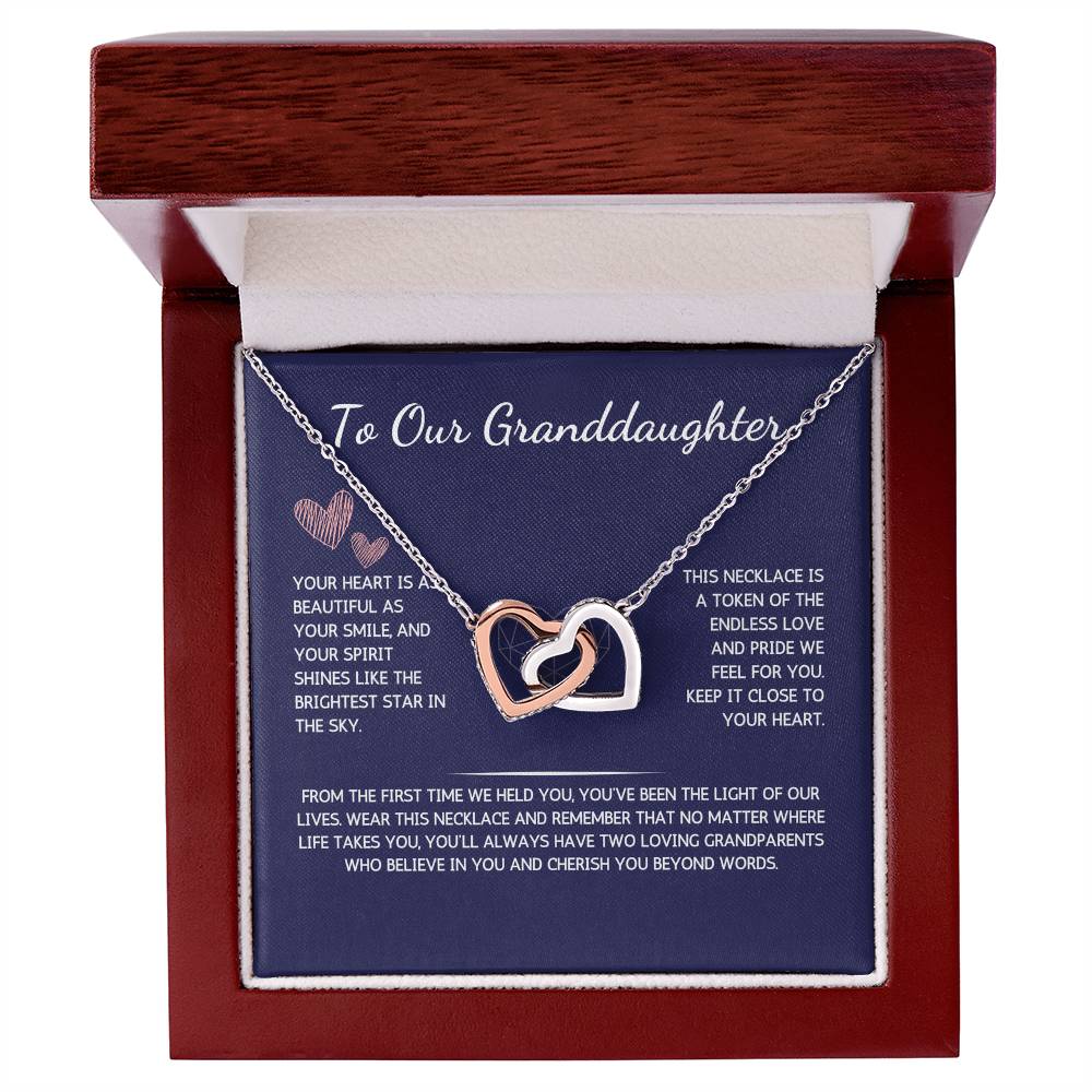 Charmora Necklace - To Our Granddaughter - From Grandparents - WSGDGP212