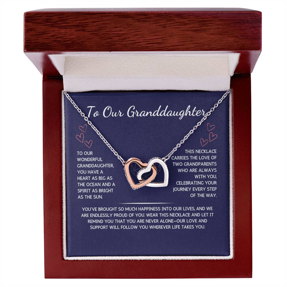 Charmora Necklace - To Our Granddaughter - From Grandparents - WSGDGP209