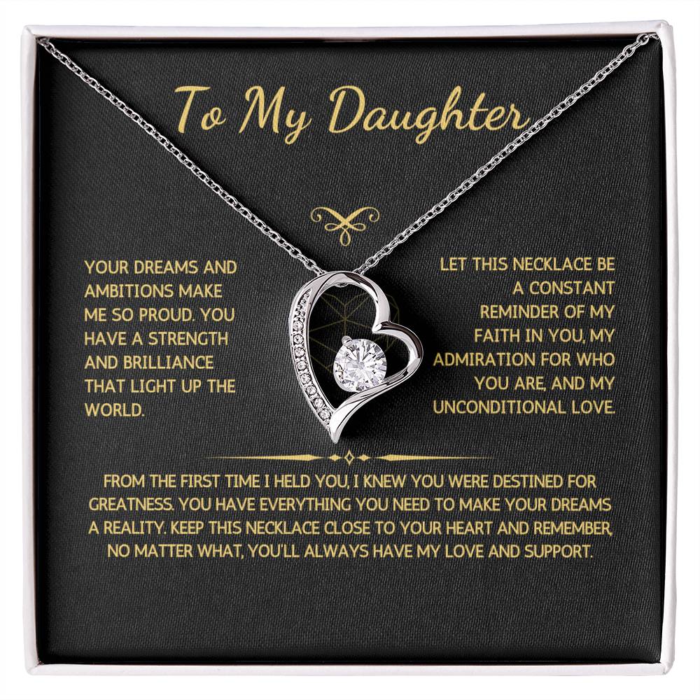 Eternelle Necklace - To My Daughter - From Dad - WSDF206