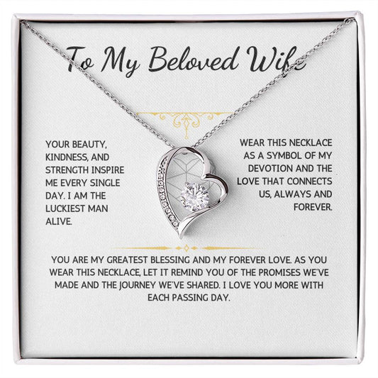 Eternelle Necklace - To My Beloved Wife - From Your Husband - WSWH202