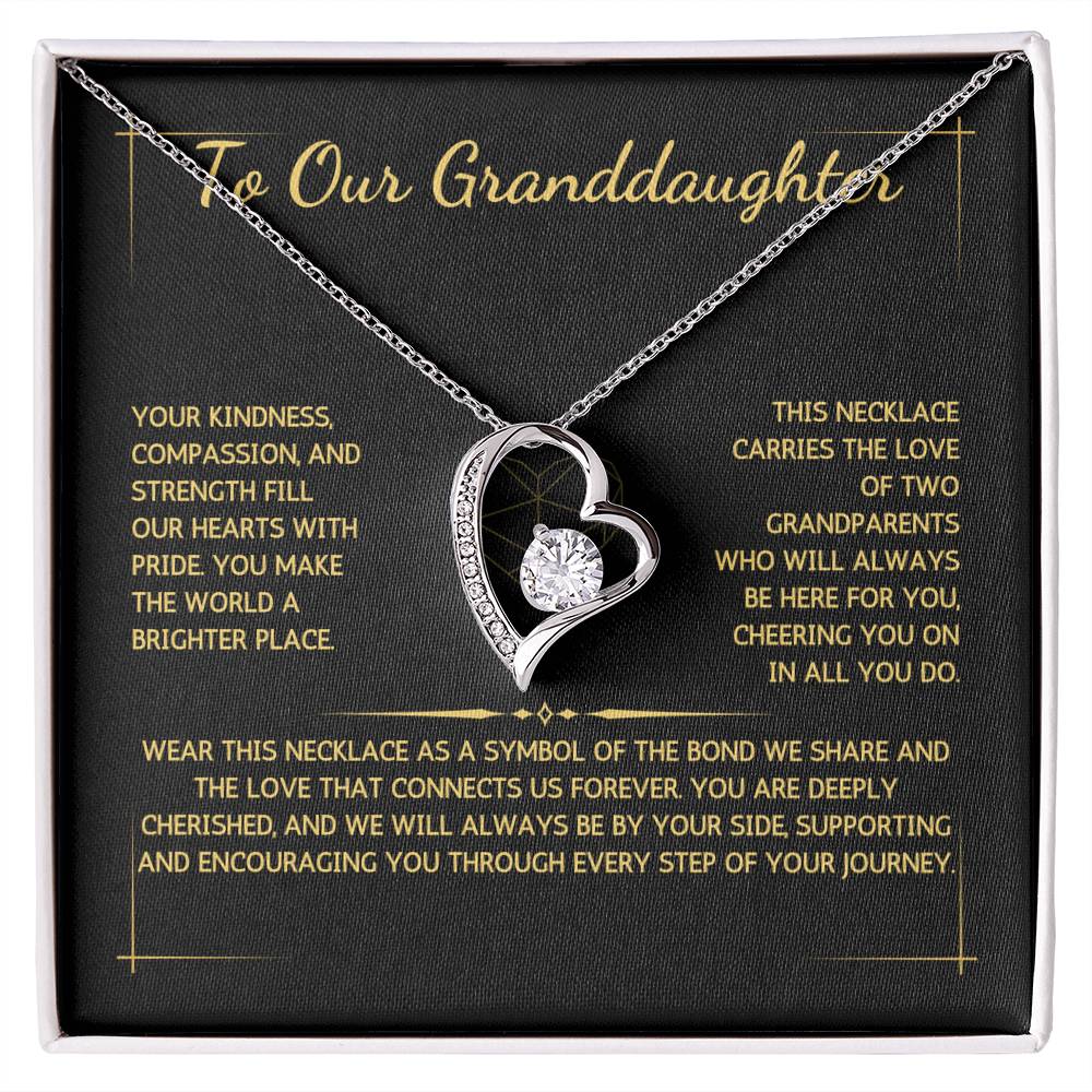 Eternelle Necklace - To Our Granddaughter - From Grandparents - WSGDGP217