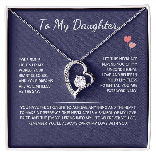 Eternelle Necklace - To My Daughter - From Mom - WSDM204