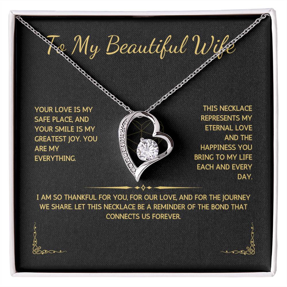 Eternelle Necklace - To My Beautiful Wife - From Your Husband - WSWH212