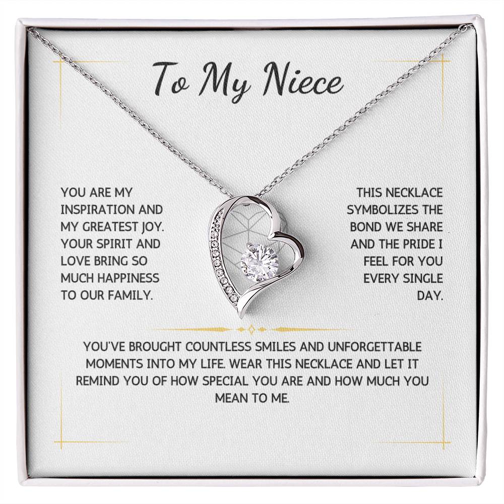 Eternelle Necklace - To My Niece From Your Aunt_Uncle - WSNAU219