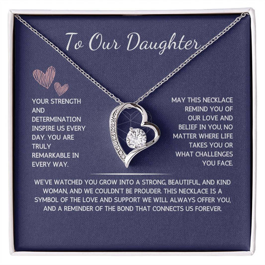 Eternelle Necklace - To My Daughter - From Both Parents - WSDBP203