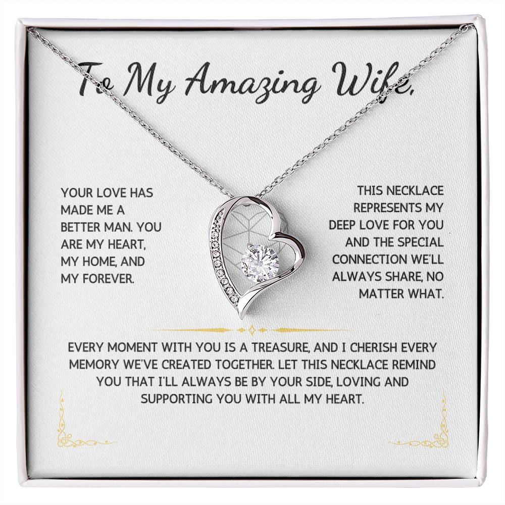 Eternelle Necklace - To My Amazing Wife - From Your Husband - WSWH204