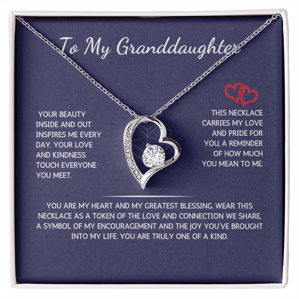 Eternelle Necklace - To My Granddaughter - From Grandmother - WSGDGM208