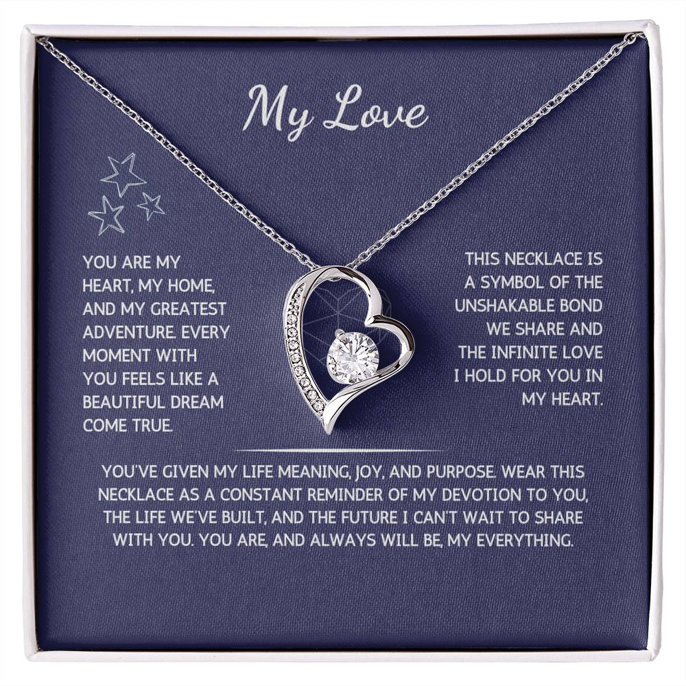 Eternelle Necklace - To My Wife - From Your Husband - WSWH223