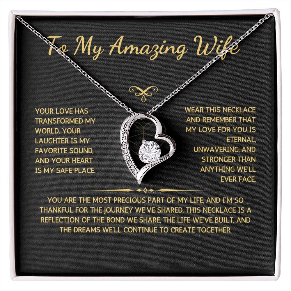 Eternelle Necklace - To My Amazing Wife - From Your Husband - WSWH220