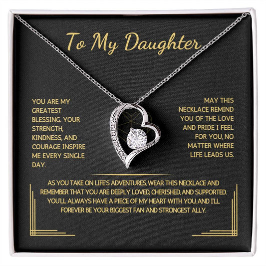 Eternelle Necklace - To My Daughter - From Mom - WSDM202