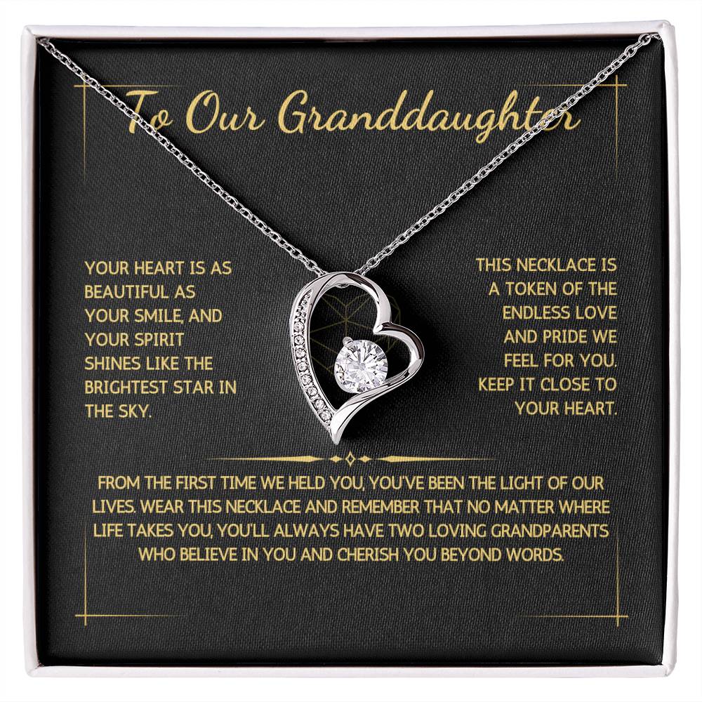 Eternelle Necklace - To Our Granddaughter - From Grandparents - WSGDGP218