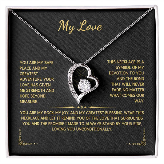 Eternelle Necklace - To My Wife - From Your Husband - WSWH229