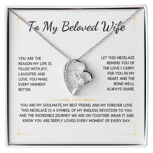 Eternelle Necklace - To My Wife - From Your Husband - WSWH230