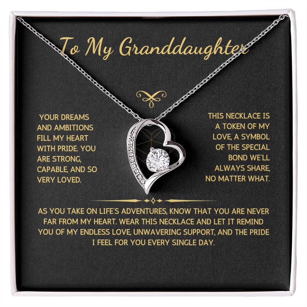 Eternelle Necklace - To My Granddaughter - From Grandmother - WSGDGM206