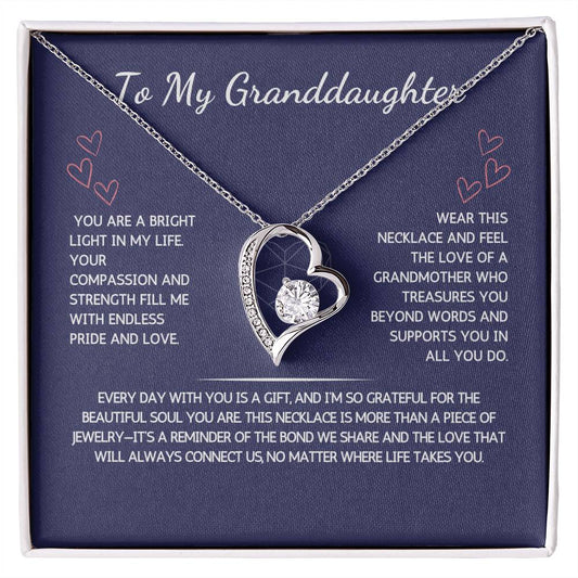 Eternelle Necklace - To My Granddaughter - From Grandmother - WSGDGM209