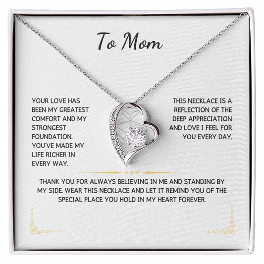 Eternelle Necklace - To My Mom - From Your Son - WSMS205