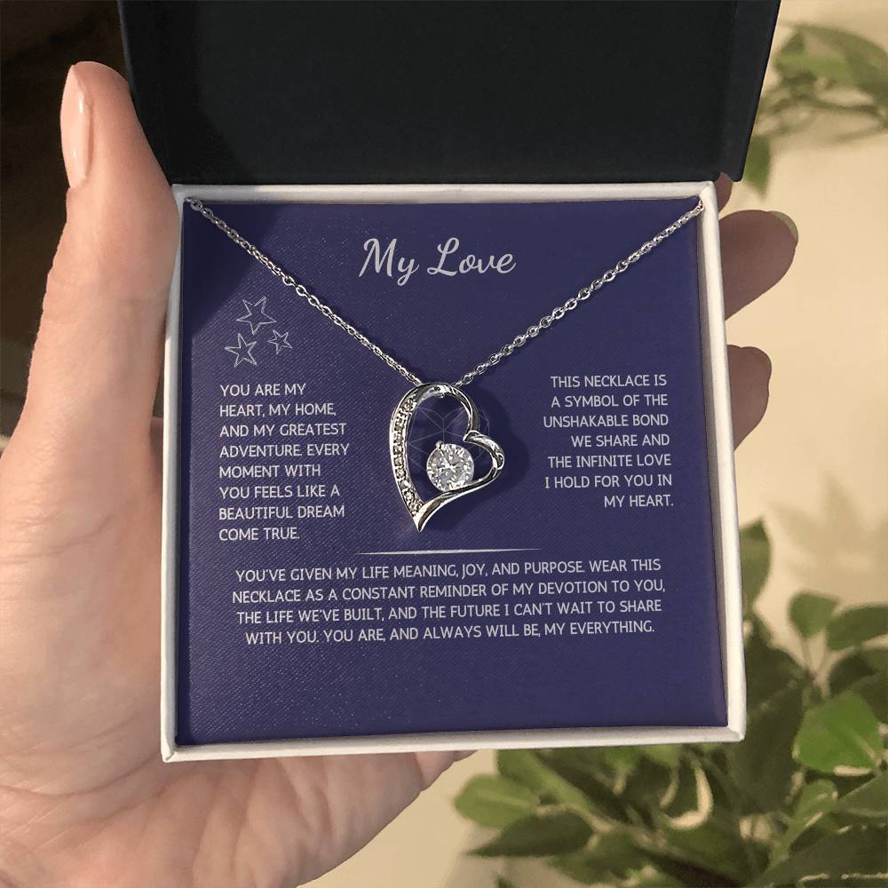 Eternelle Necklace - To My Wife - From Your Husband - WSWH223