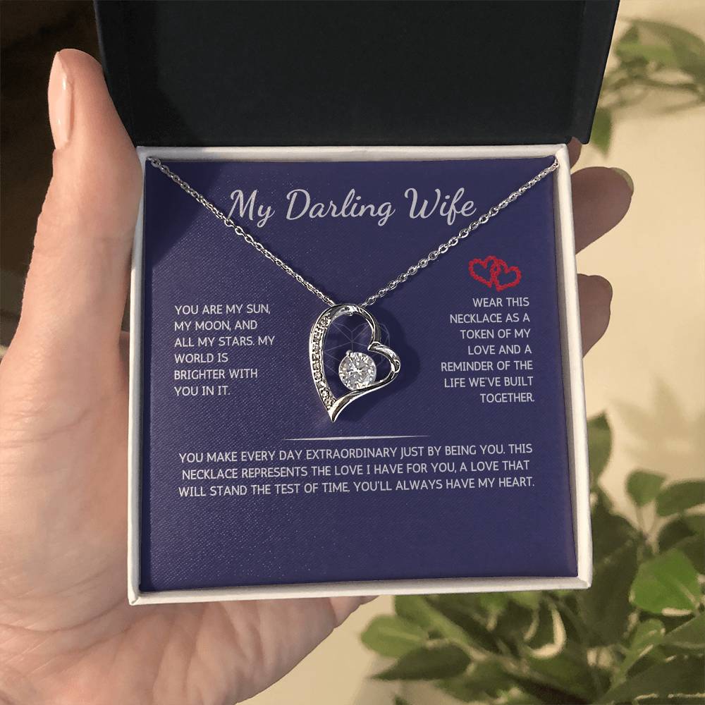 Eternelle Necklace - To My Darling Wife - From Your Husband - WSWH208