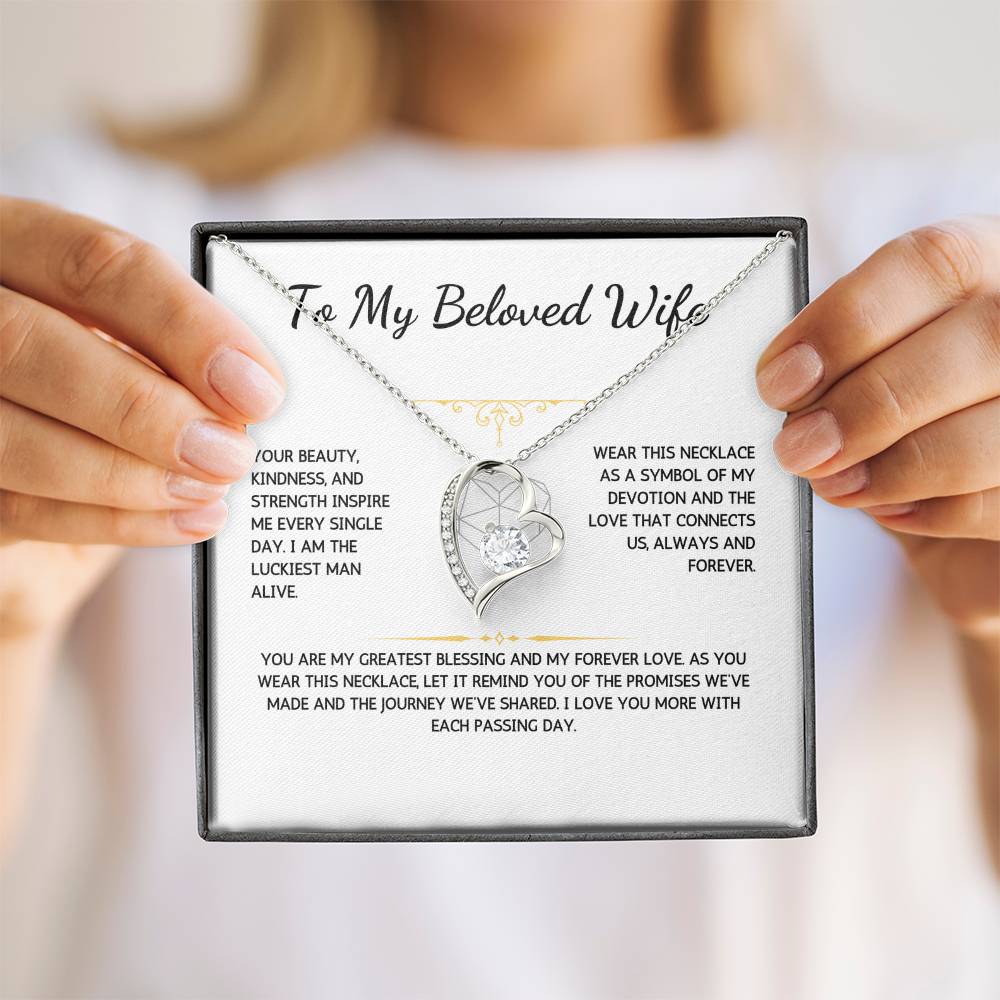 Eternelle Necklace - To My Beloved Wife - From Your Husband - WSWH202