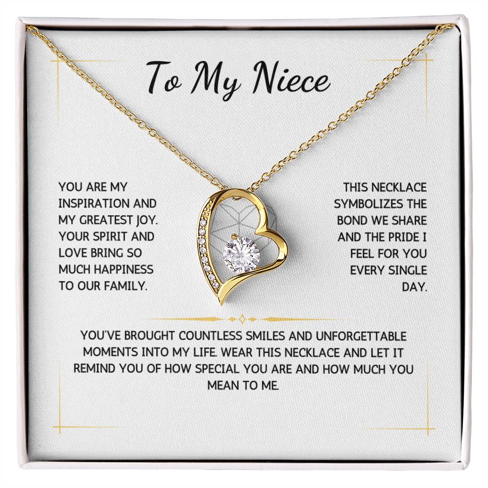 Eternelle Necklace - To My Niece From Your Aunt_Uncle - WSNAU219