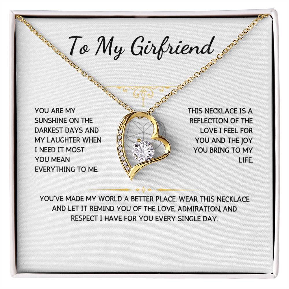 Eternelle Necklace - To My Girlfriend - From Your Boyfriend - WSGF203