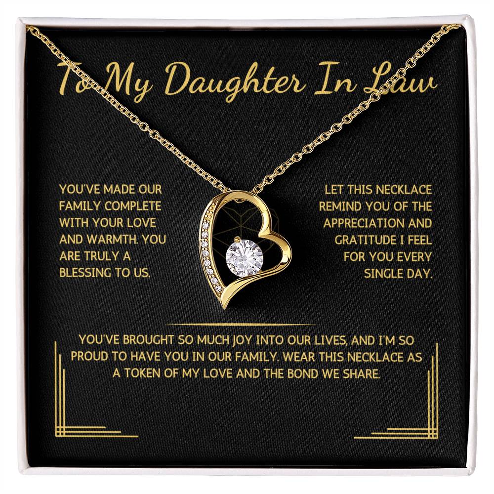 Eternelle Necklace - To My Daughter In Law - WSSDIL202