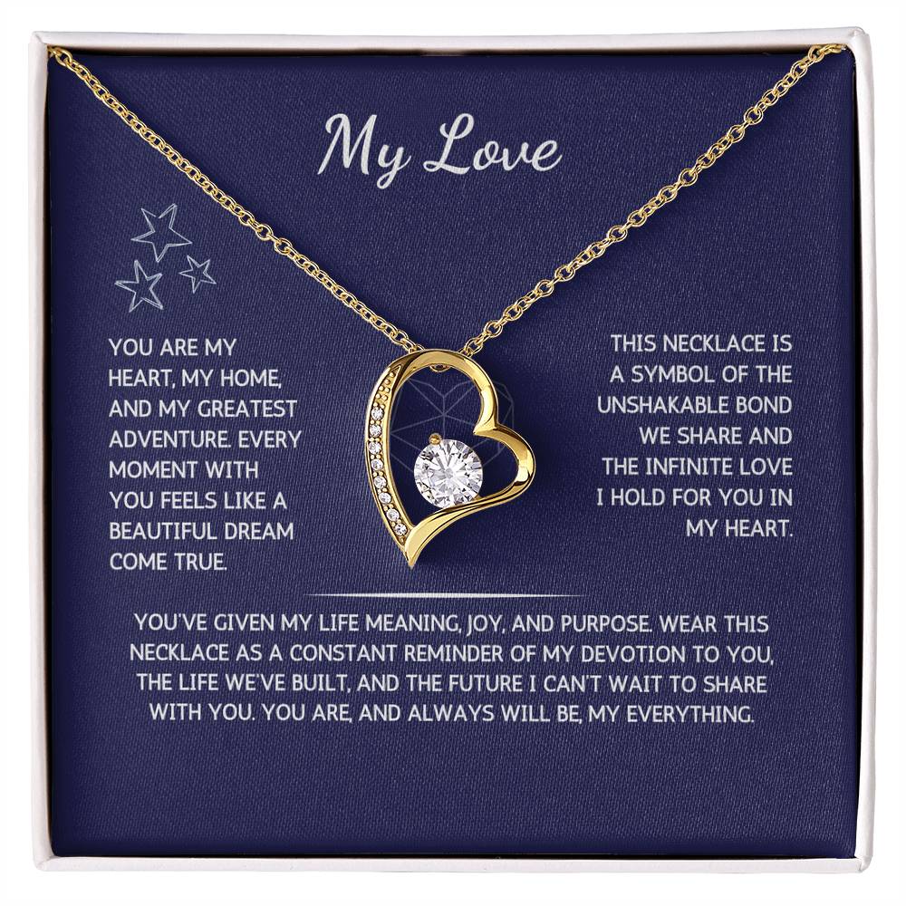 Eternelle Necklace - To My Wife - From Your Husband - WSWH223