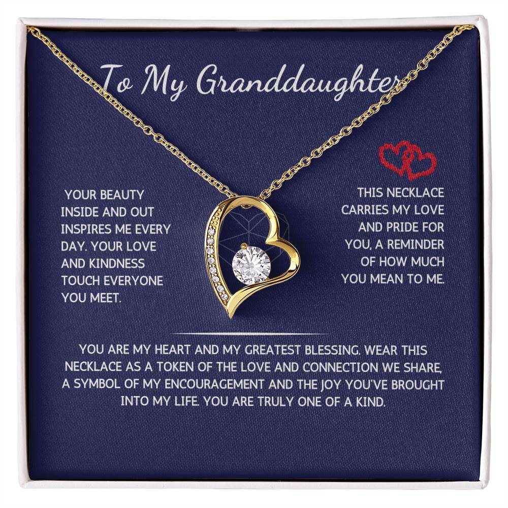 Eternelle Necklace - To My Granddaughter - From Grandmother - WSGDGM208