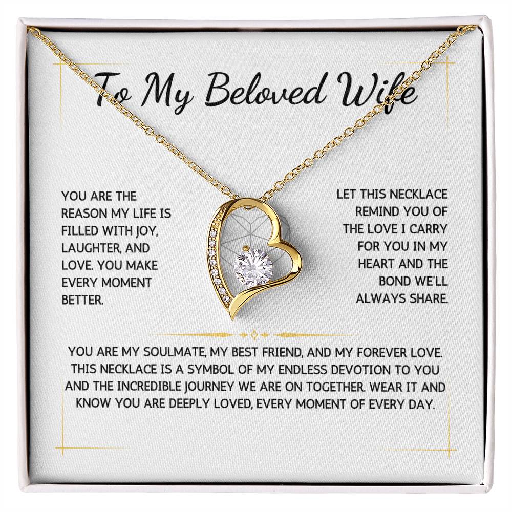 Eternelle Necklace - To My Wife - From Your Husband - WSWH230