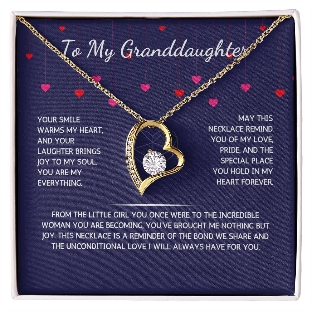 Eternelle Necklace - To My Granddaughter - From Grandmother - WSGDGM207