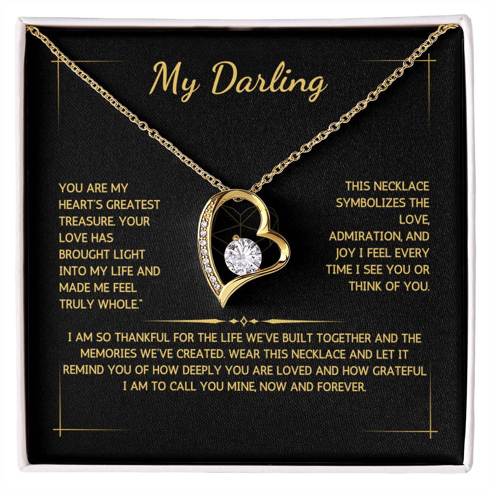 Eternelle Necklace - To My Darling - From Your Husband - WSWH218