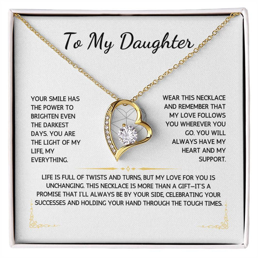 Eternelle Necklace - To My Daughter - From Dad - WSDF205