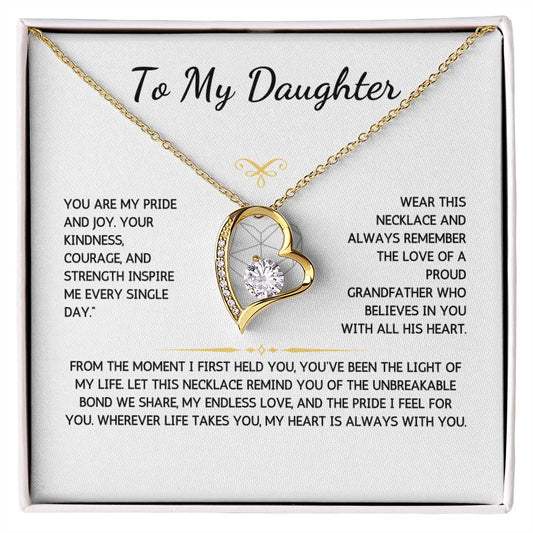 Eternelle Necklace - To My Granddaughter - From Grandfather - WSGDGF201