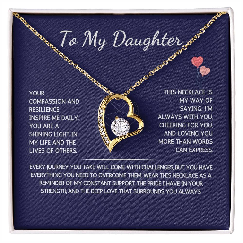 Eternelle Necklace - To My Daughter - From Dad - WSDF204