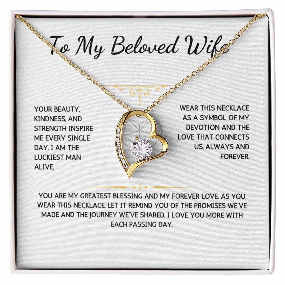 Eternelle Necklace - To My Beloved Wife - From Your Husband - WSWH202